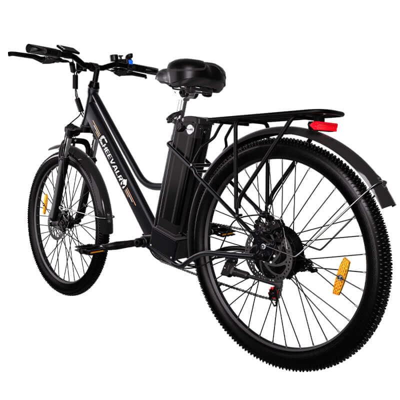 Cheevalry c26 electric bike rear left angle view